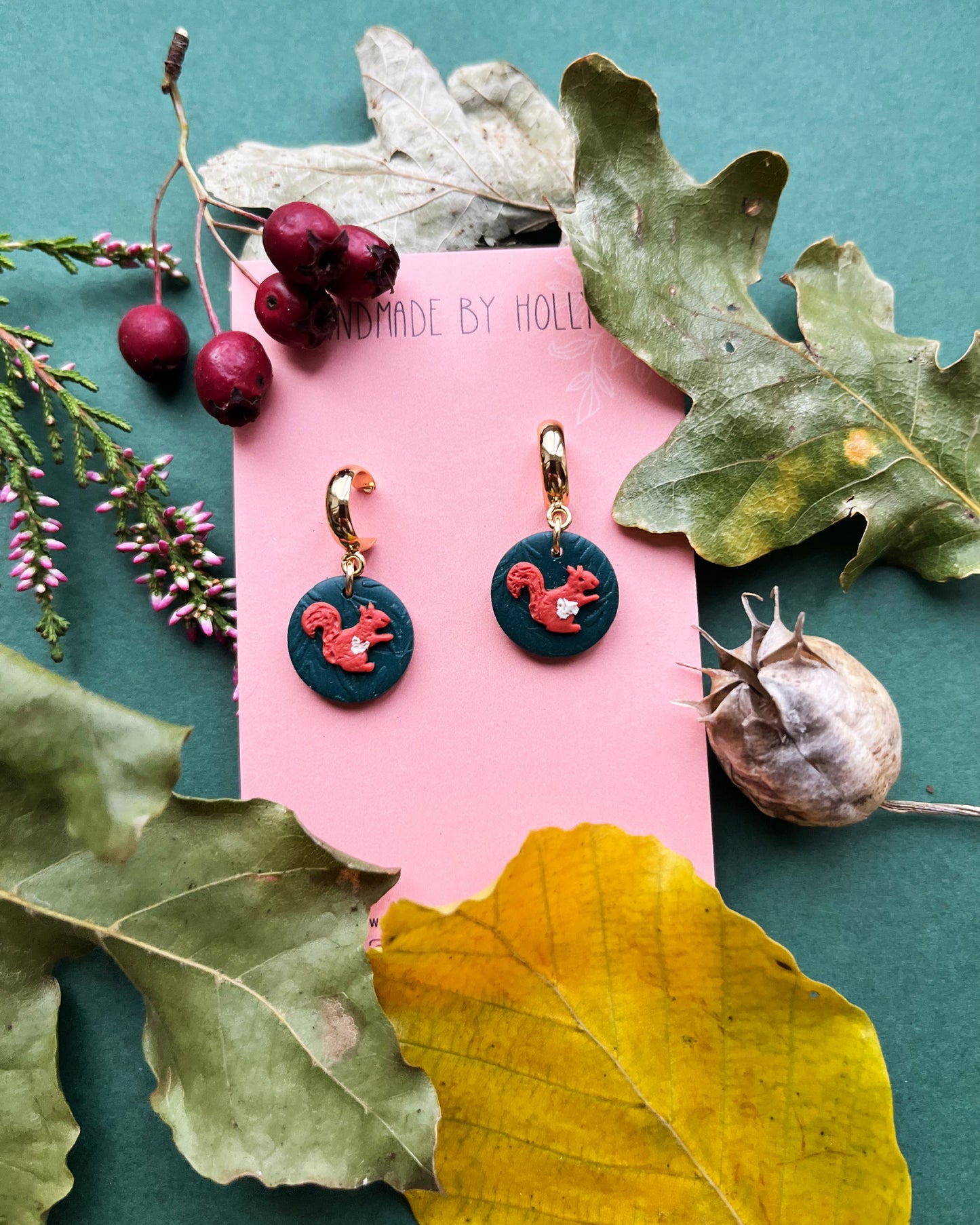 Squirrel earrings