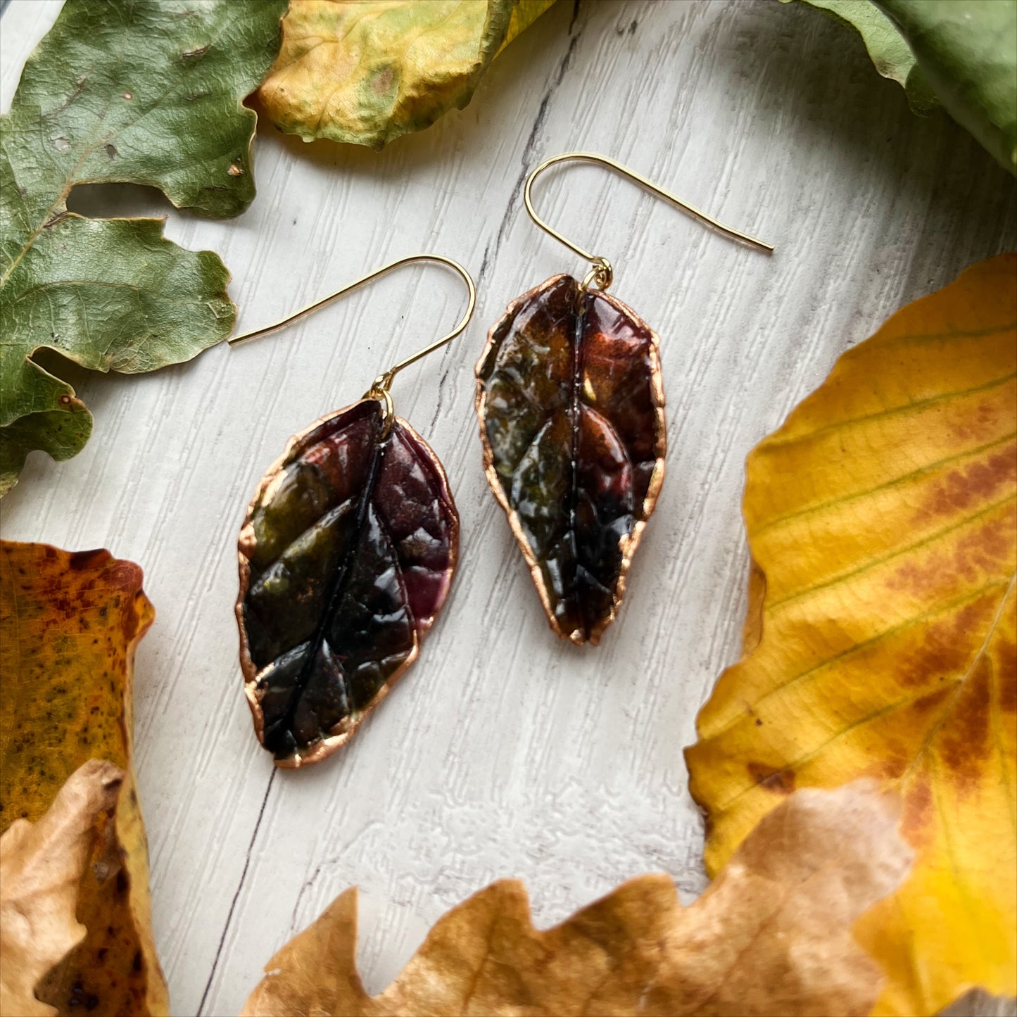 Autumn Leaf Earrings