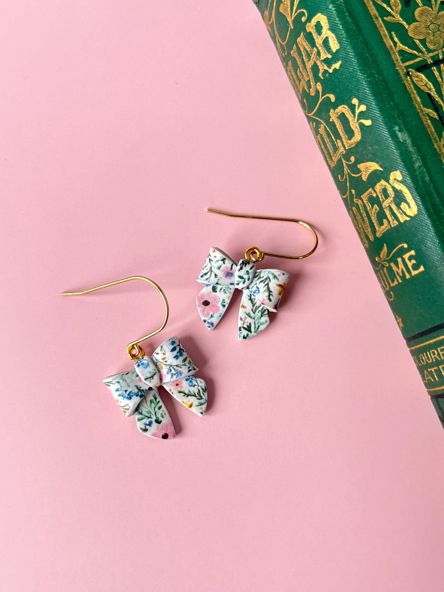 Floral Bow Earrings