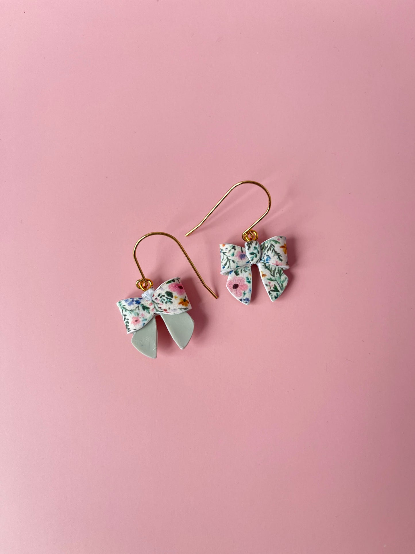 Floral Bow Earrings