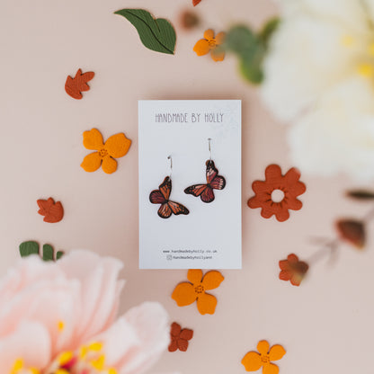 Butterfly Hoop Earrings
